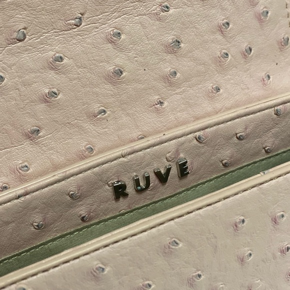 New. Ruve, vegan ostrich skin crossbody bag. - Picture 2 of 5